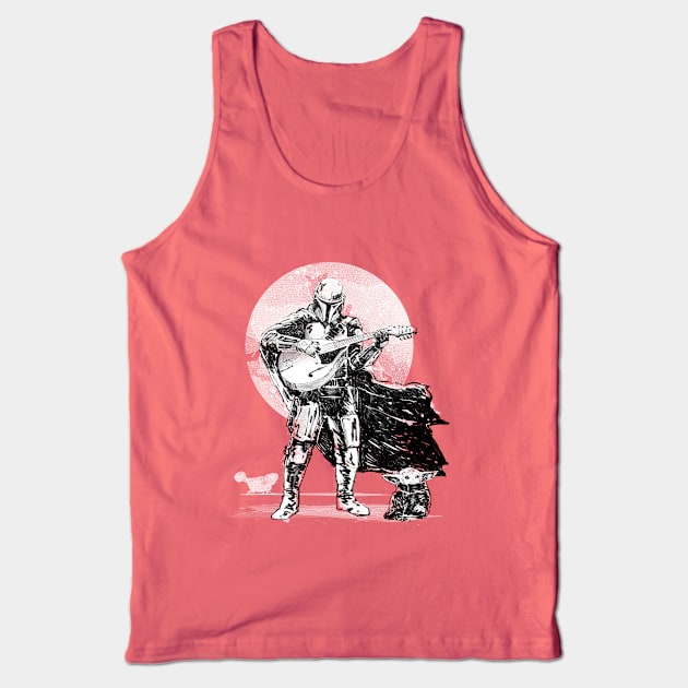 The mandolinian Tank Top by kharmazero